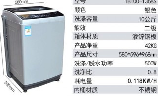 10kg的洗衣机能洗多少 10KG洗衣机一次用多少电