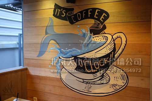 咖啡厅手绘墙画-鄂州咖啡馆手绘墙画多少钱-第2张图片-DAWOOD LED频闪灯