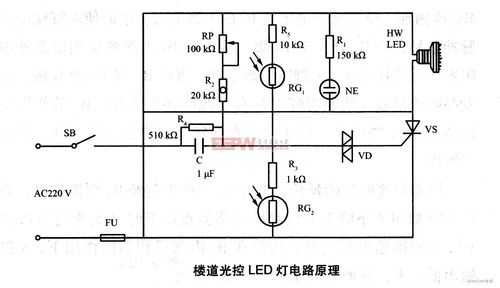 光控led灯电路原理-第1张图片-DAWOOD LED频闪灯